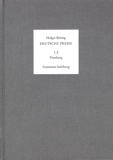 Produktbild: Deutsche Presse / Band 1.3: Hamburg. 1796-1815