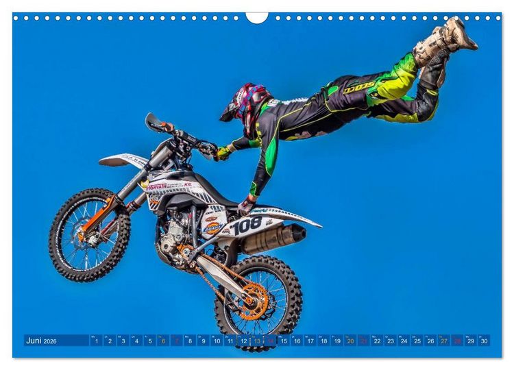 Produktbild: Motocross - mit vollem Risiko (Wandkalender 2026 DIN A3 quer), CALVENDO Monatskalender