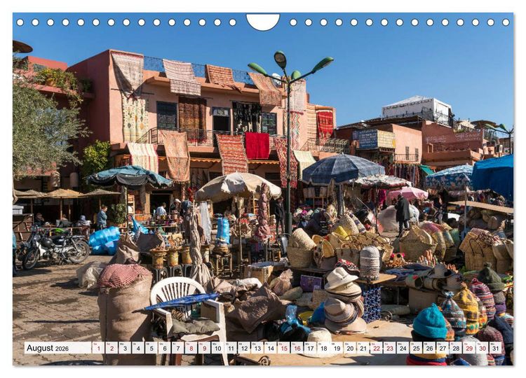 Produktbild: Marokko - Marrakesch (Wandkalender 2026 DIN A4 quer), CALVENDO Monatskalender