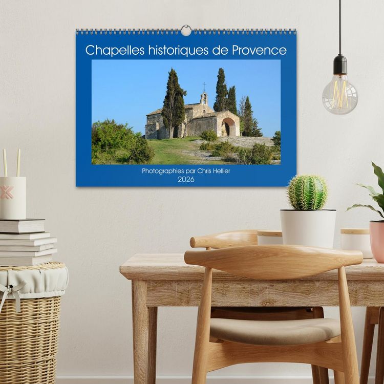 Produktbild: Chapelles historiques de Provence (Calendrier mural 2026 DIN A3 vertical), CALVENDO calendrier mensuel