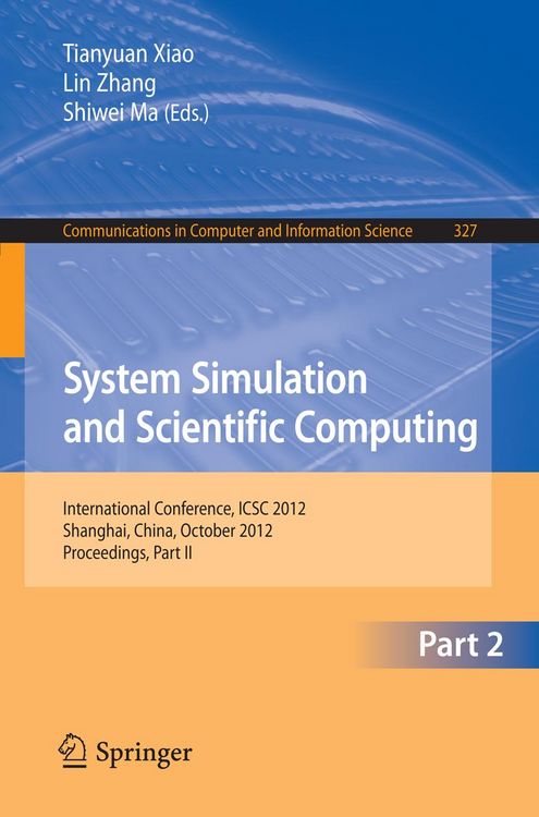 Produktbild: System Simulation and Scientific Computing, Part II