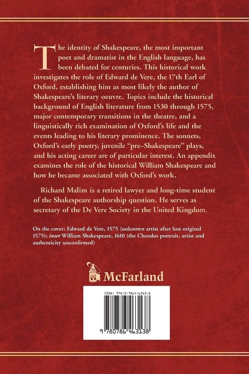 Produktbild: The Earl of Oxford and the Making of "Shakespeare"