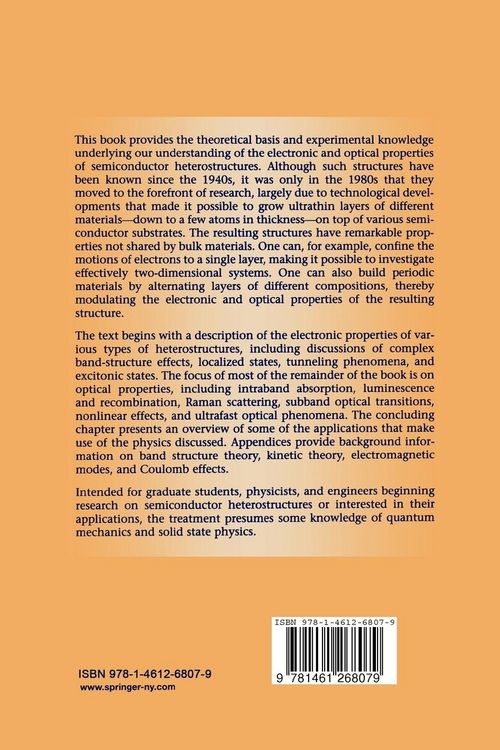Produktbild: Electronic States and Optical Transitions in Semiconductor Heterostructures