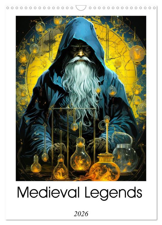 Produktbild: Medieval Legends (Wall Calendar 2026 DIN A3 portrait), CALVENDO 12 Month Wall Calendar
