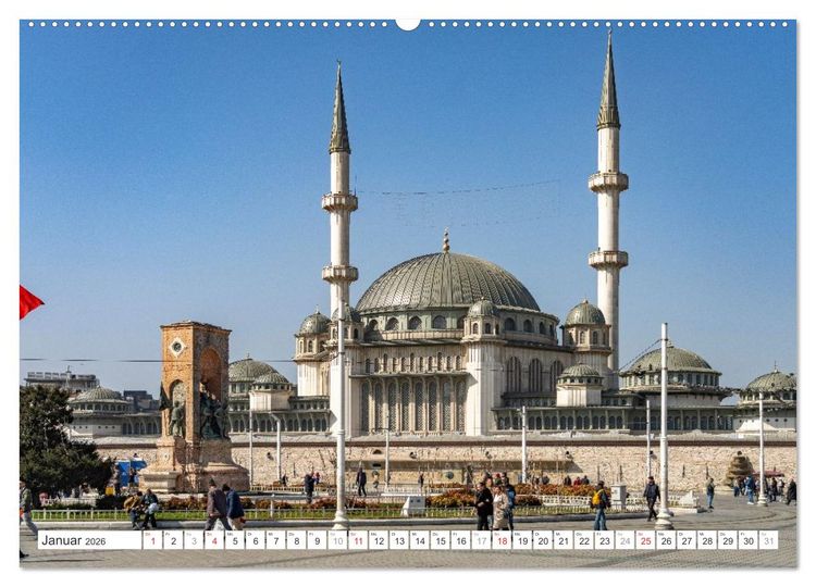 Produktbild: Istanbul - Faszination Moschee (hochwertiger Premium Wandkalender 2026 DIN A2 quer), Kunstdruck in Hochglanz