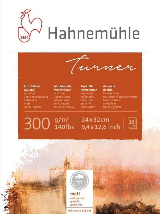 Produktbild: Hahnem&uuml;hle Papier Turner, 24 x 32 cm, 300 g/m&sup2;