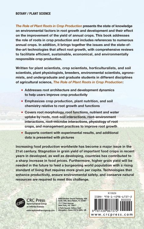 Produktbild: The Role of Plant Roots in Crop Production