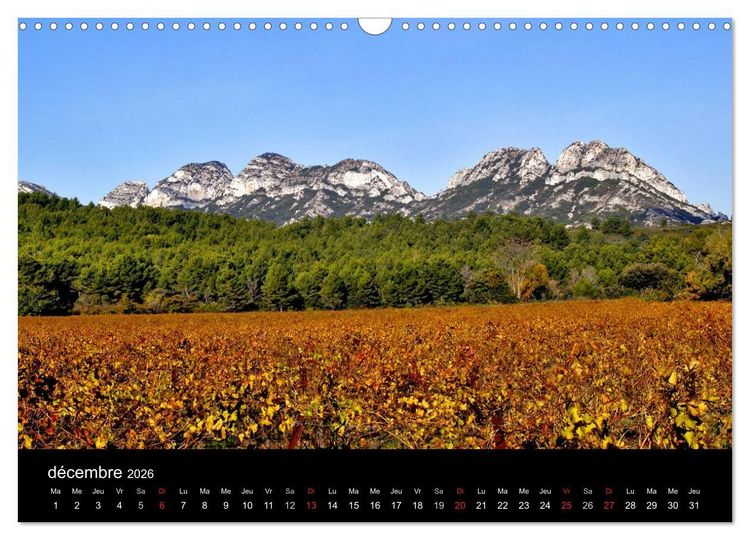 Produktbild: Les Alpilles en Provence (Calendrier mural 2026 DIN A3 vertical), CALVENDO calendrier mensuel
