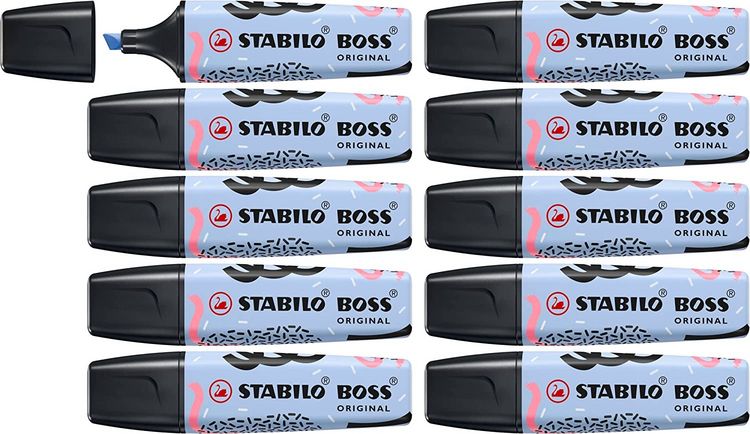 Surligneur STABILO BOSS ORIGINAL - Nature Colors - 6 pièces