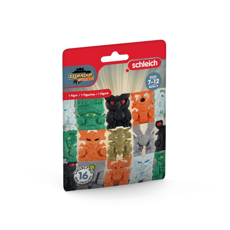 Collection Complète Schleich Mini Creatures Série 5 (16 Figurines) - Eldrador - Emballage Blind Bag - Dès 7 Ans