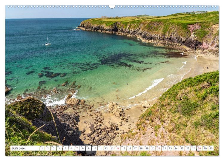Produktbild: Gro&szlig;britannien - Wales (hochwertiger Premium Wandkalender 2026 DIN A2 quer), Kunstdruck in Hochglanz