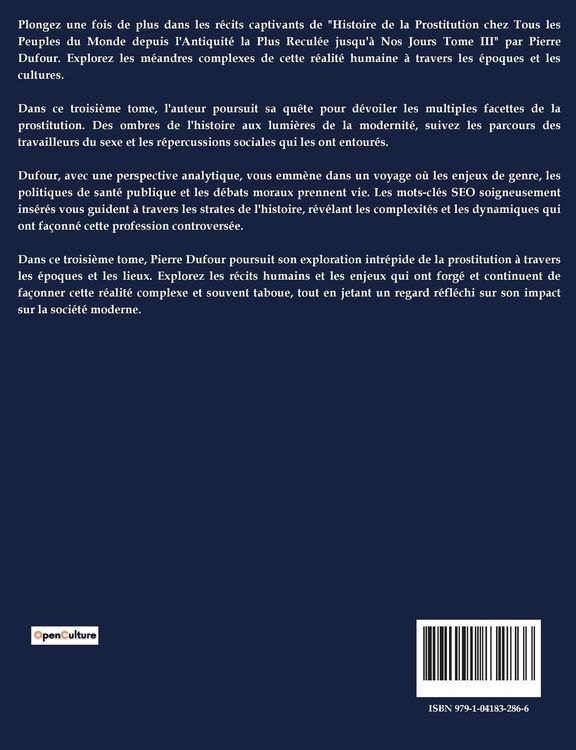 Produktbild: Histoire De La Prostitution