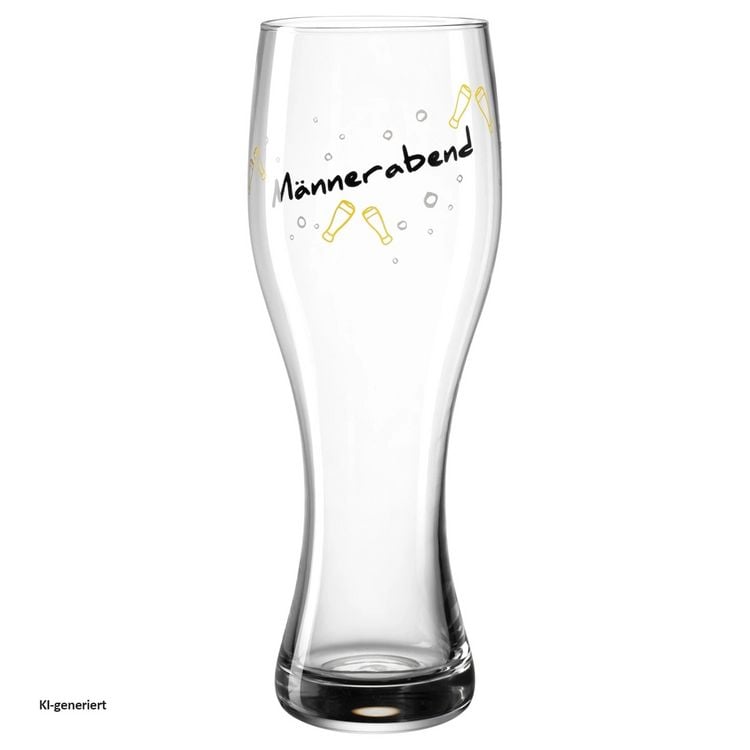 Produktbild: Leonardo Weizenbierglas 500 ml 'M&auml;nnerabend' PRESENTE Weizenbierglas 500 ml 'M&auml;nnerabend' PRESENTE