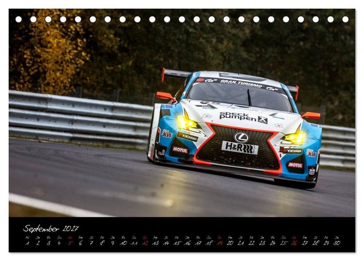 Produktbild: EMOTIONS ON THE GRID - VLN Langstreckenmeisterschaft N&uuml;rburgring (Tischkalender 2027 DIN A5 quer), CALVENDO Monatskalender