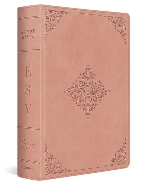 Produktbild: ESV Study Bible (Trutone, Blush Rose, Fleur-De-Lis Design)