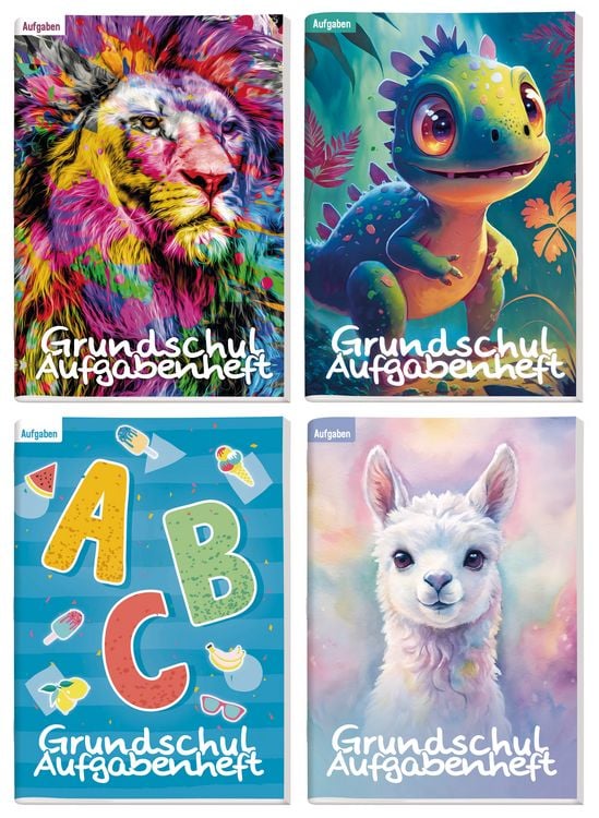 Produktbild: Grundschul-Aufgabenheft mini A6 30 Wochen (sortiert)