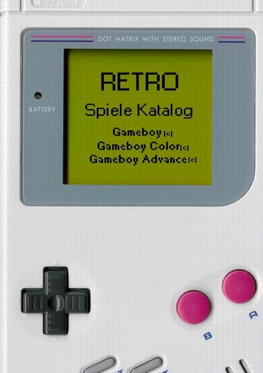 Produktbild: Retro - Spiele Katalog Gameboy