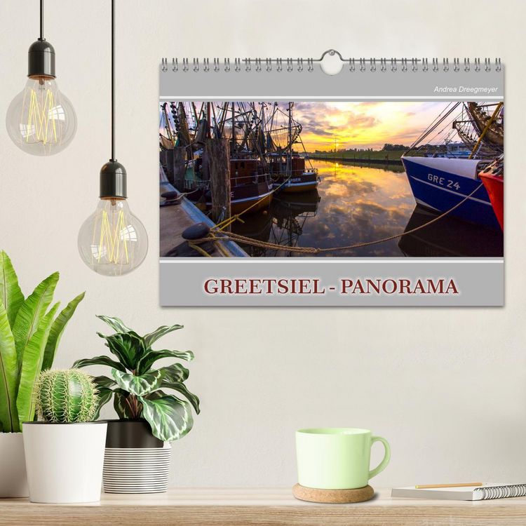 Produktbild: Greetsiel-Panorama (Wandkalender 2026 DIN A4 quer), CALVENDO Monatskalender