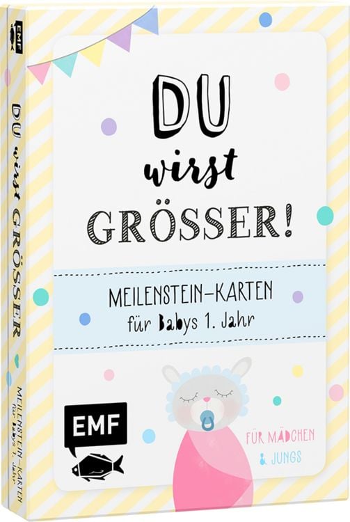 Produktbild: Du wirst gr&ouml;&szlig;er! Meilenstein-Karten f&uuml;r Babys 1. Jahr