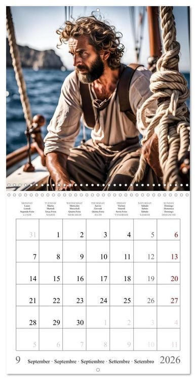 Produktbild: AI heroes, gods and creatures of Greek mythology (Wall Calendar 2026 12 &times; 12 Inch) CALVENDO 12 Month Wall Calendar