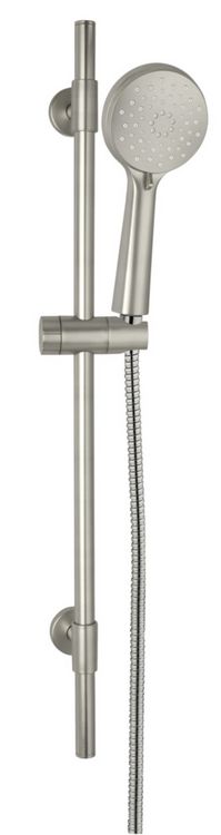 Produktbild: Brauseset Mod. Young Edelstahl geb&uuml;rstet, L&auml;nge Stange: 66 cm