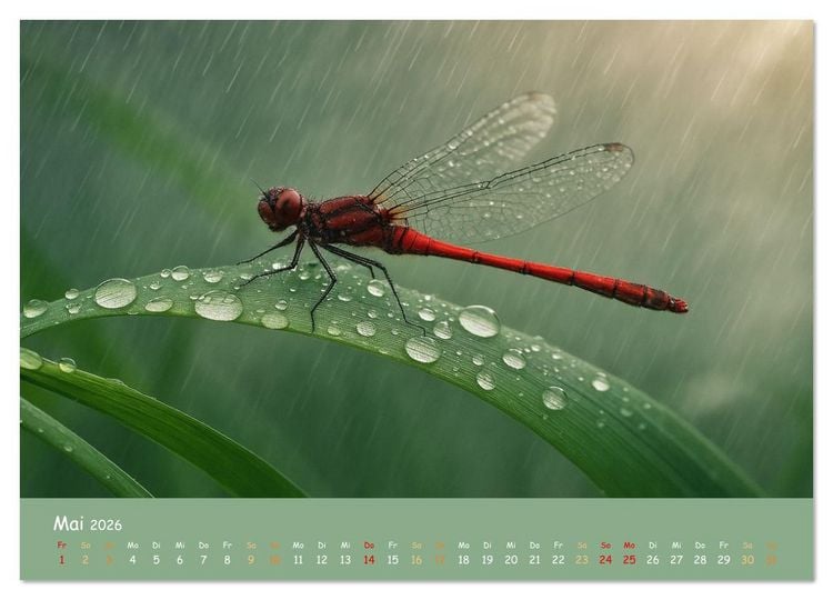 Produktbild: In feuchter Mission - Mistwetter Geschichten (Wandkalender 2026 DIN A4 quer), CALVENDO Monatskalender