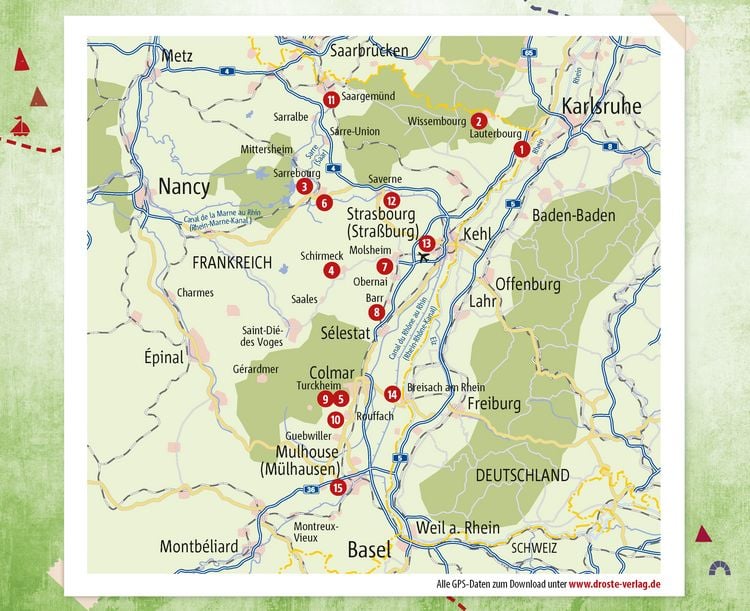 Produktbild: Elsass. Radeln f&uuml;r die Seele