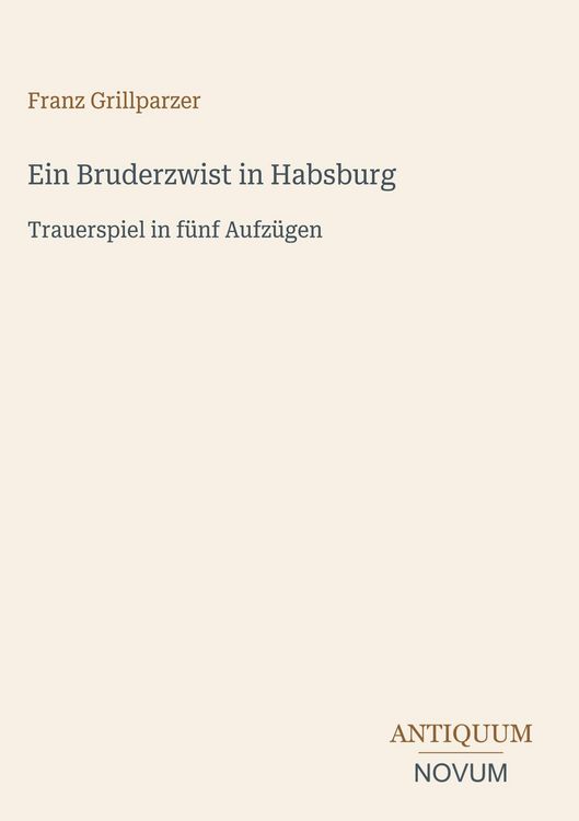 Produktbild: Ein Bruderzwist in Habsburg