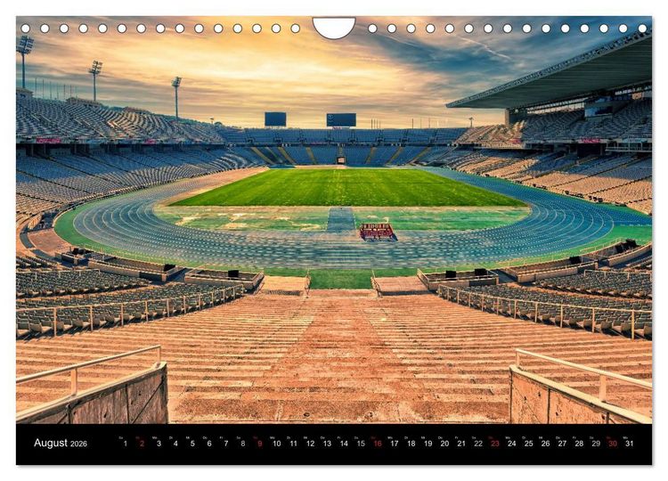 Produktbild: Barcelona - Stadtansichten (Wandkalender 2026 DIN A4 quer), CALVENDO Monatskalender