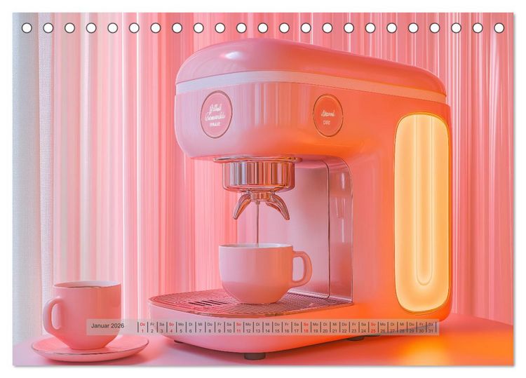 Produktbild: Dein Kaffeegenuss (Tischkalender 2026 DIN A5 quer), CALVENDO Monatskalender