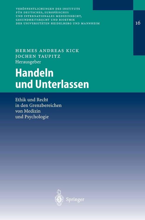 Produktbild: Handeln und Unterlassen