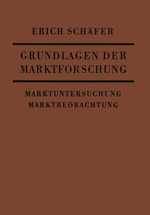 Produktbild: Grundlagen der Marktforschung