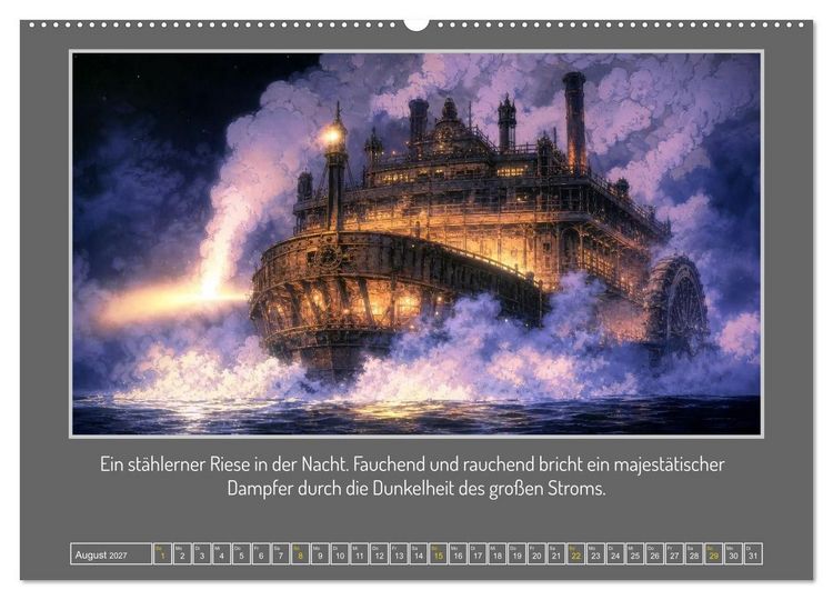 Produktbild: Die Freiheit am Mississippi (hochwertiger Premium Wandkalender 2027 DIN A2 quer), Kunstdruck in Hochglanz
