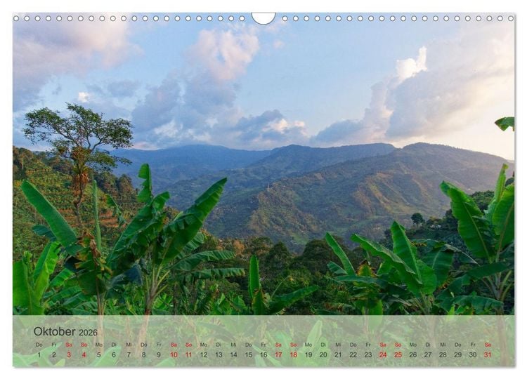 Produktbild: BEKANNTES UND UNBEKANNTES KOLUMBIEN (Wandkalender 2026 DIN A3 quer), CALVENDO Monatskalender