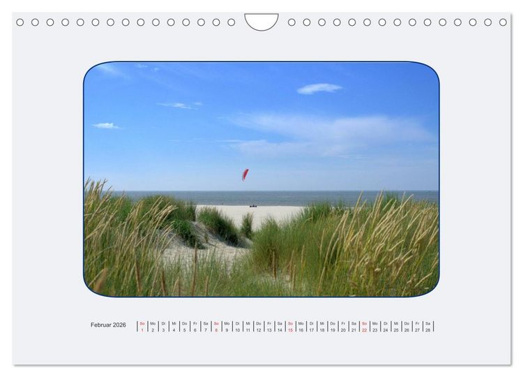 Produktbild: Ouddorp Spezial / Bilder von einer holl&auml;ndischen Nordseeinsel (Wandkalender 2026 DIN A4 quer), CALVENDO Monatskalender