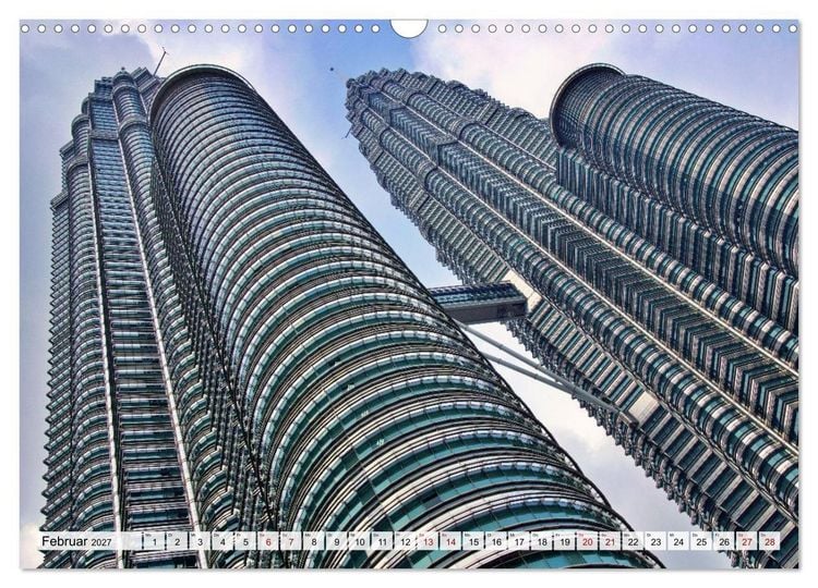 Produktbild: Bangkok und Kuala Lumpur - Megast&auml;dte Asiens (Wandkalender 2027 DIN A3 quer), CALVENDO Monatskalender