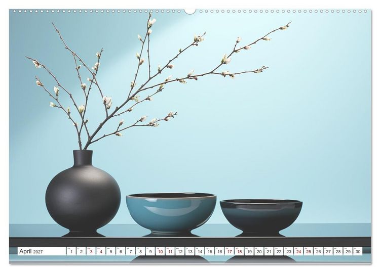 Produktbild: Einklang und Harmonie (hochwertiger Premium Wandkalender 2027 DIN A2 quer), Kunstdruck in Hochglanz