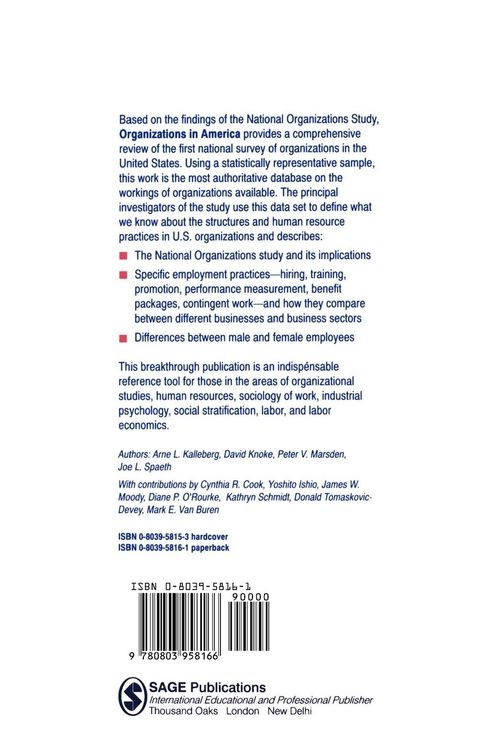 Produktbild: Organizations in America