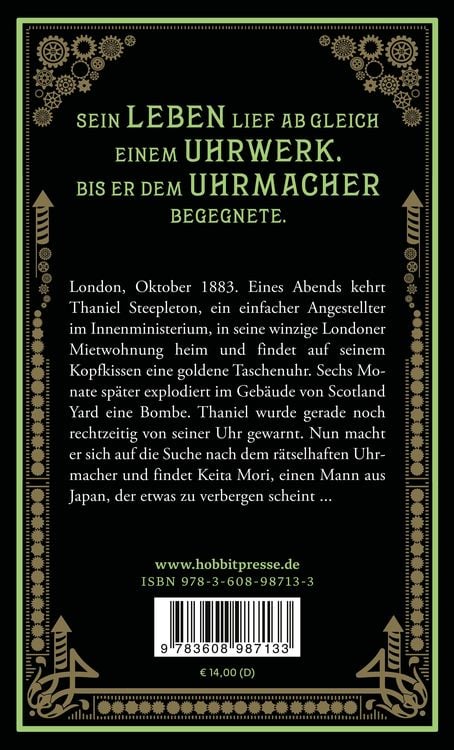 Produktbild: Der Uhrmacher in der Filigree Street
