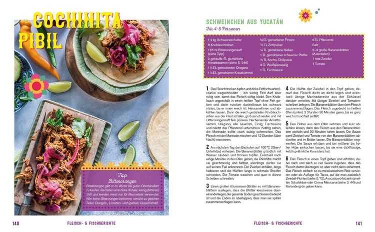 Produktbild: Fiesta &ndash; Das Mexiko-Kochbuch &ndash; mit edler Ausstattung und Farbschnitt