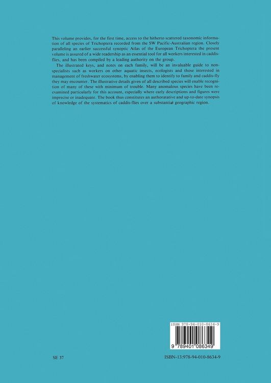 Produktbild: Atlas of Trichoptera of the SW Pacific &mdash; Australian Region