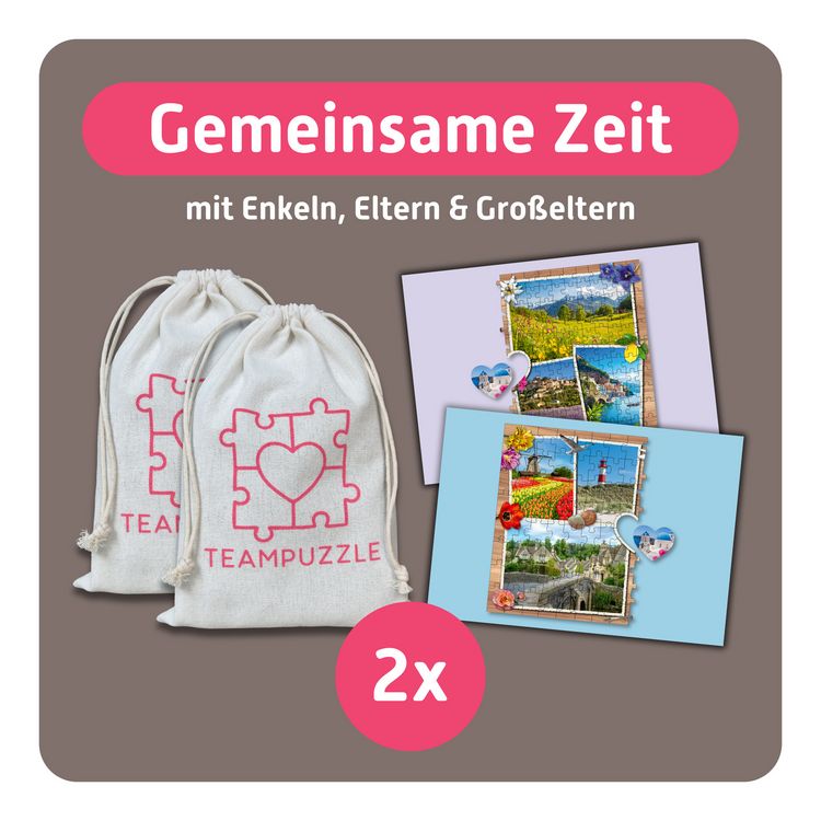 Produktbild: TEAMPUZZLE &ndash; Sehnsuchtsorte &ndash; 194 Teile &ndash; Seniorenpuzzle mit gro&szlig;en & kleinen Teilen