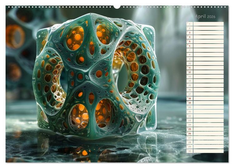 Produktbild: Elegante Wunderwelten (hochwertiger Premium Wandkalender 2026 DIN A2 quer), Kunstdruck in Hochglanz
