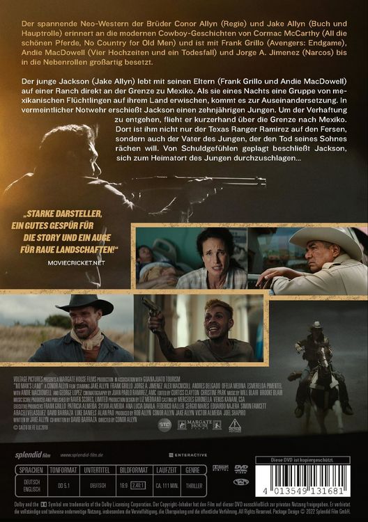 Produktbild: No Man's Land &ndash; Crossing the Line