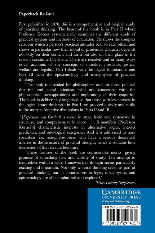 Produktbild: Experience and Conduct
