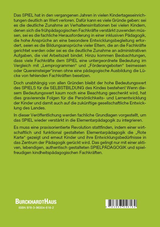 Produktbild: Spiel und Selbstbildung