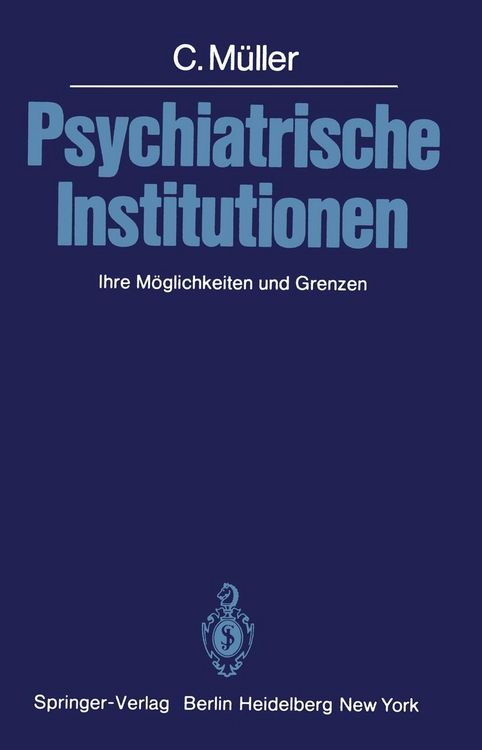 Produktbild: Psychiatrische Institutionen
