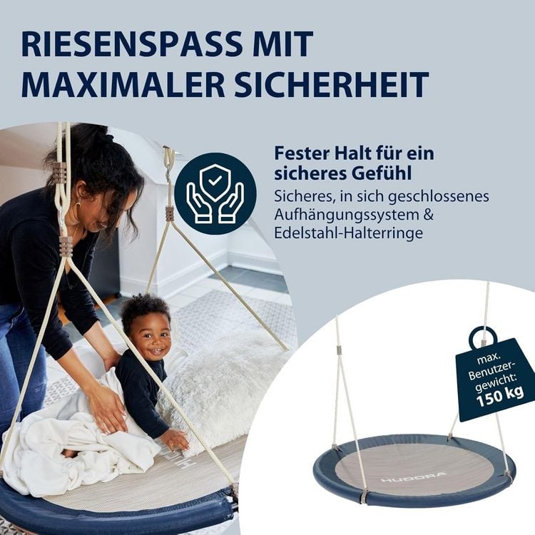 Produktbild: HUDORA 72210 - Nestschaukel Lounge 110, midnight