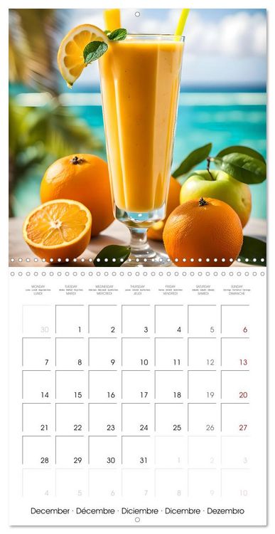 Produktbild: World of smoothies (Wall Calendar 2026 12 &times; 12 Inch) CALVENDO 12 Month Wall Calendar