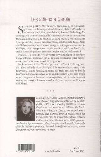 Produktbild: Les adieux &agrave; Carola